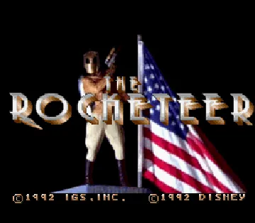 Rocketeer, The (USA) screen shot title